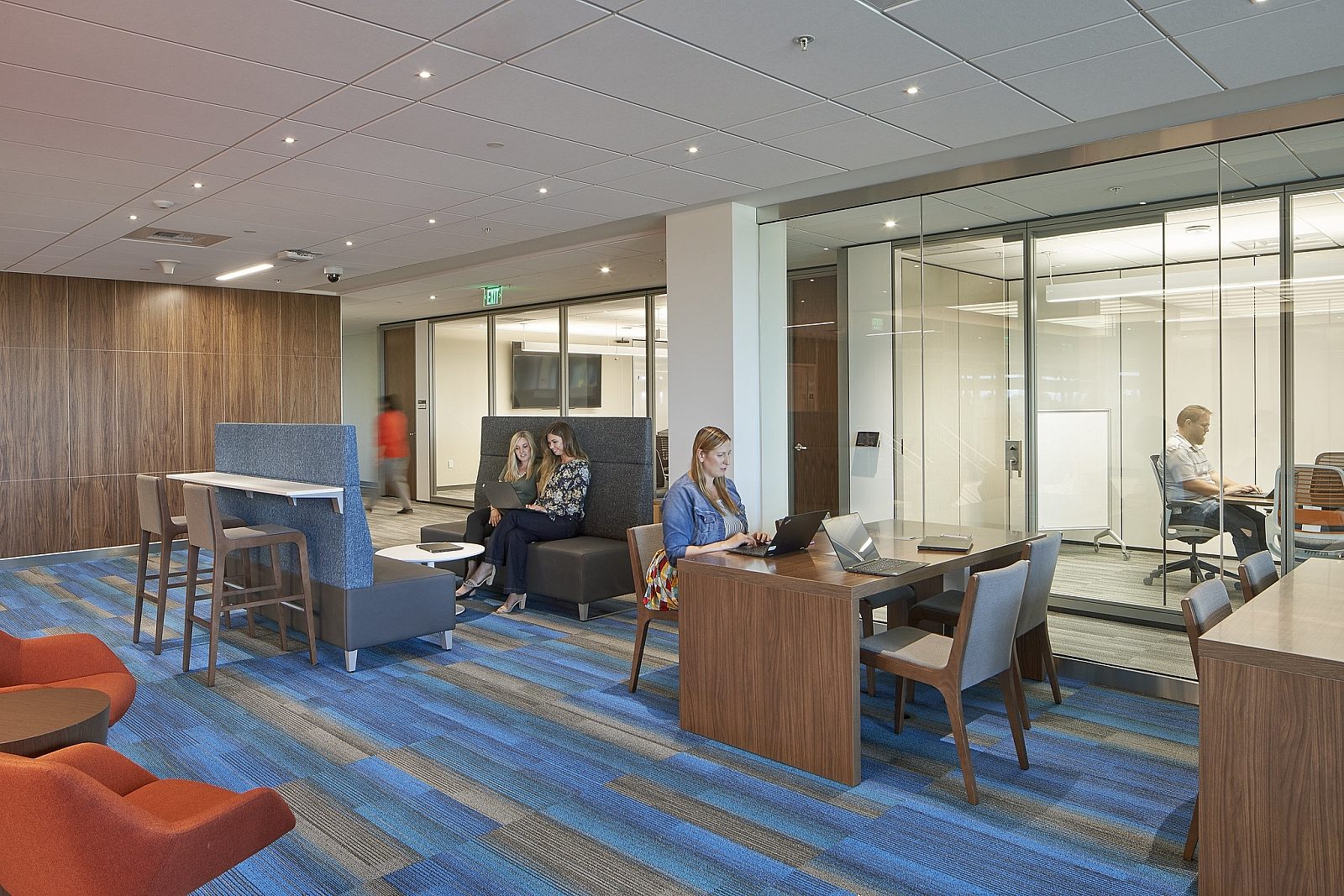 Photograph of a SMUD collaborative workspace