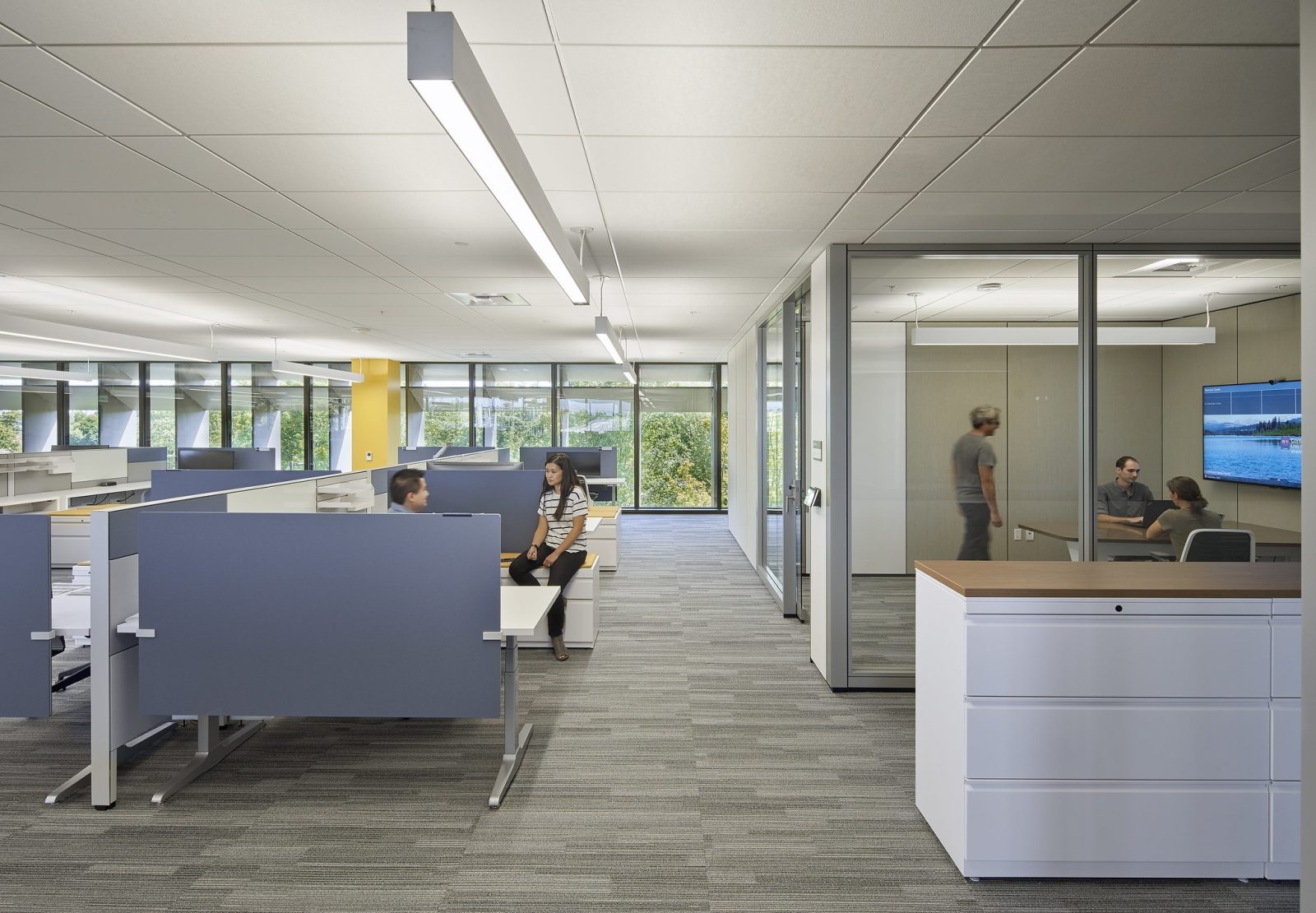Photograph of SMUD collaborative workspace