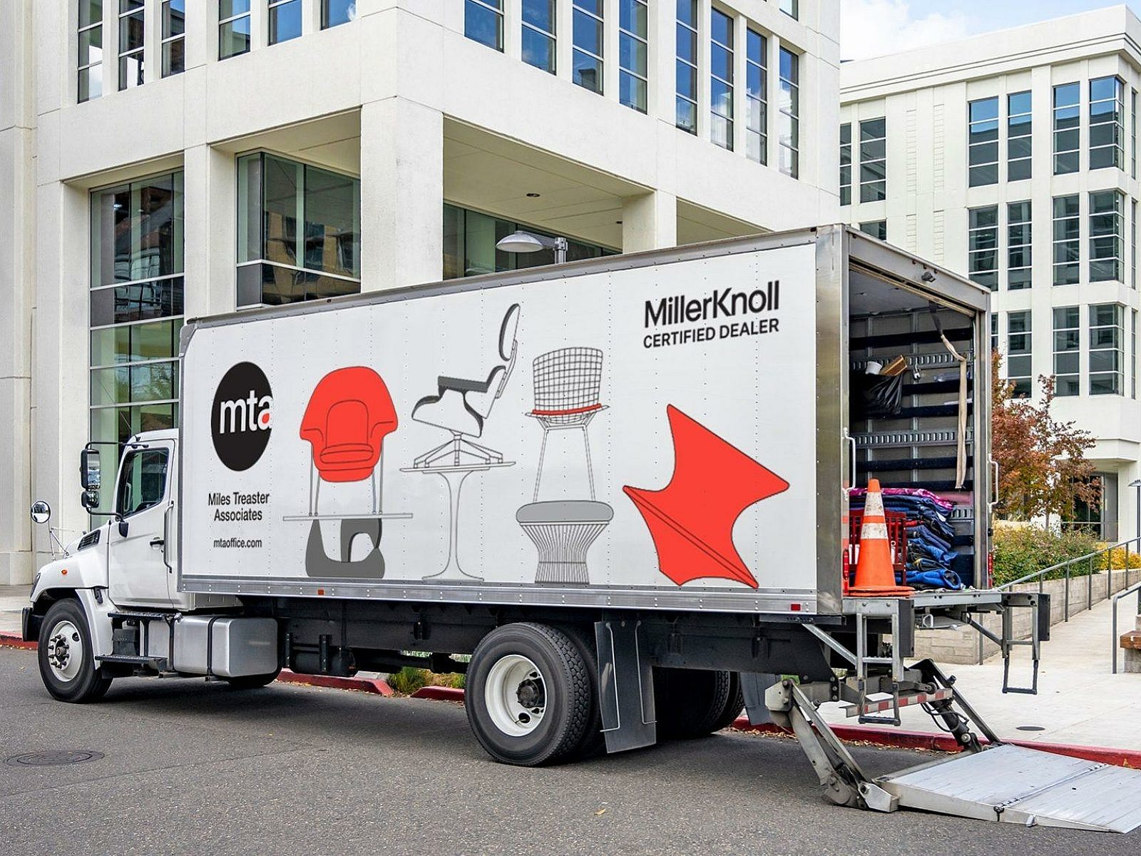 Photo of MTA truck and operations management services.
