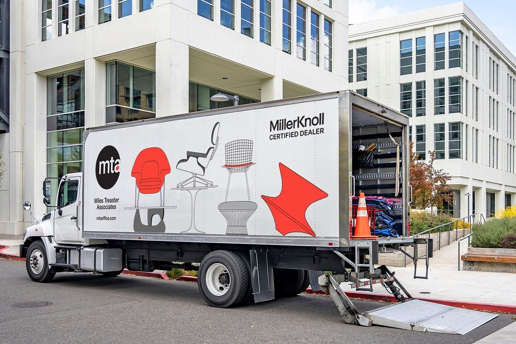 Photo of MTA truck and operations management services.