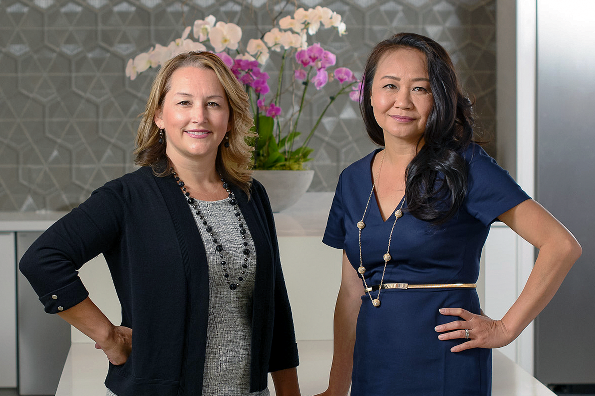 Photo of MTA President Rachael Camillo-Bennett and CEO Joseanna Tse