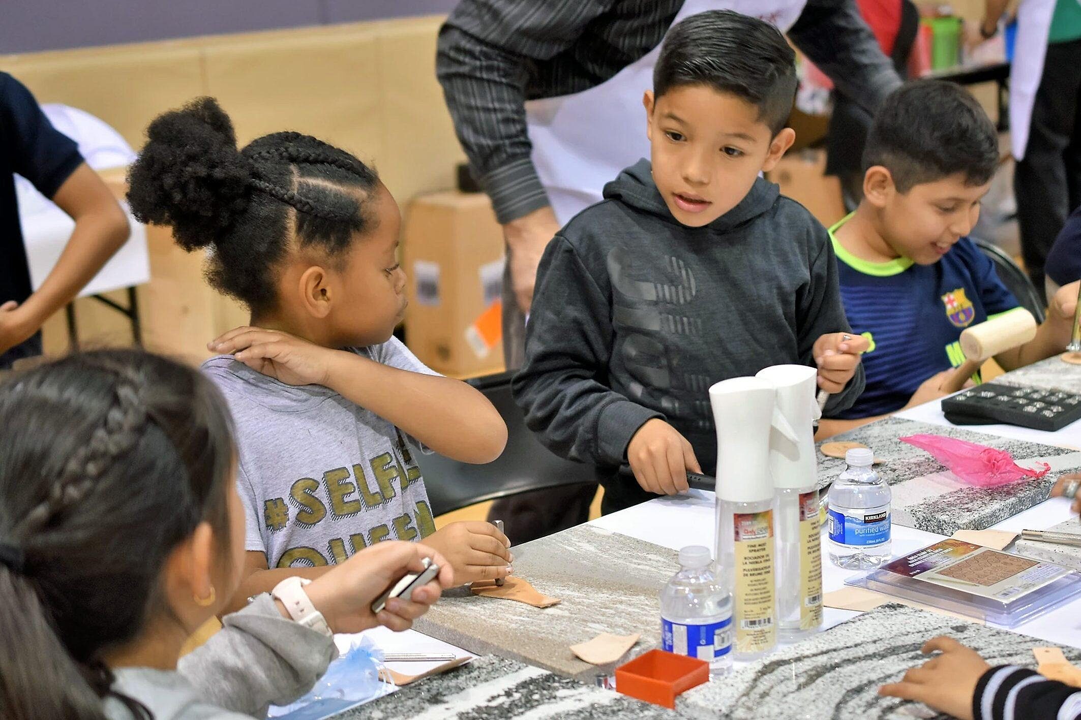 Photo of Boy and Girls Club members at MTA's We Care 2017