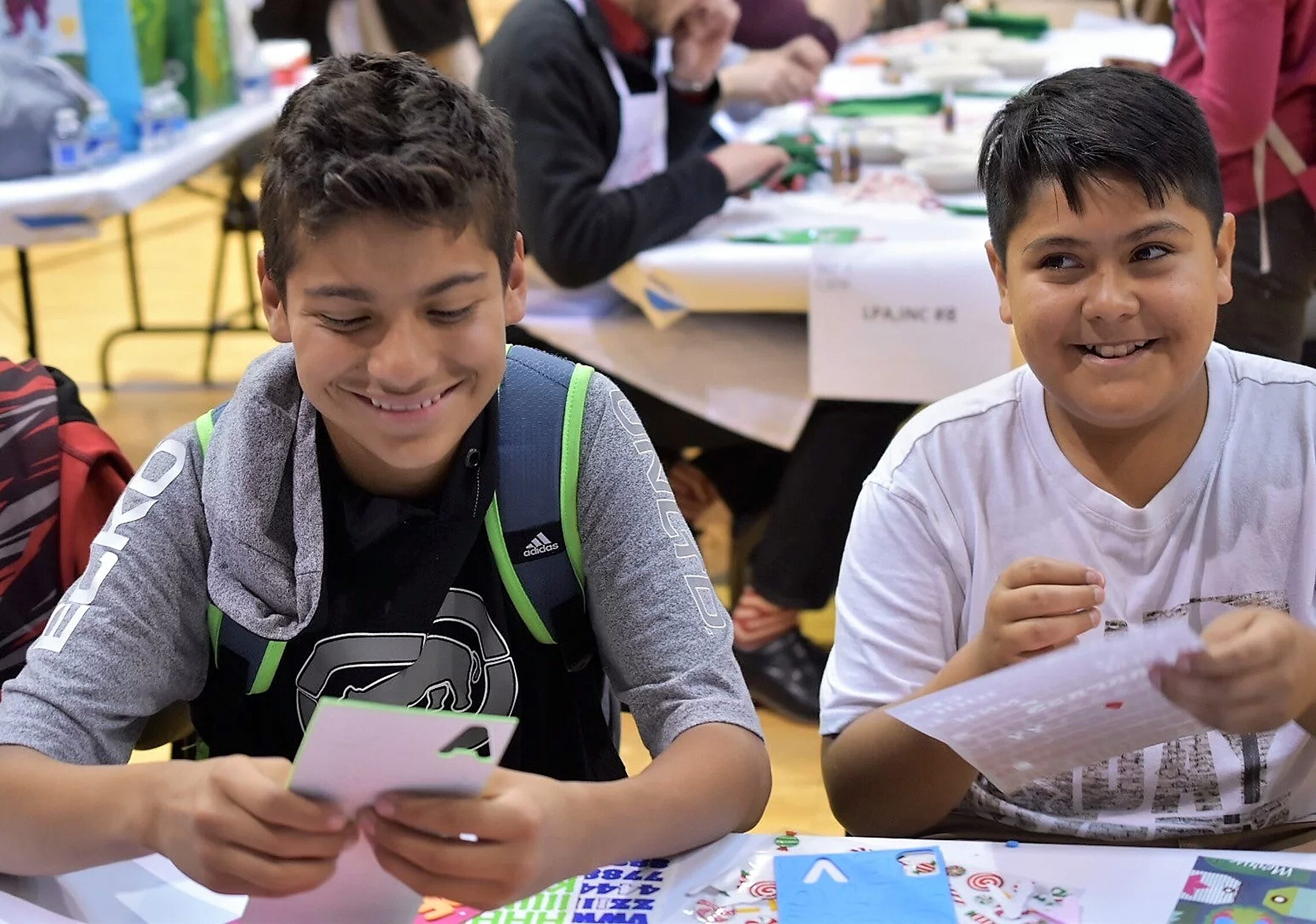 Photo of Boys and Girls Club members at MTA's We Care 2016