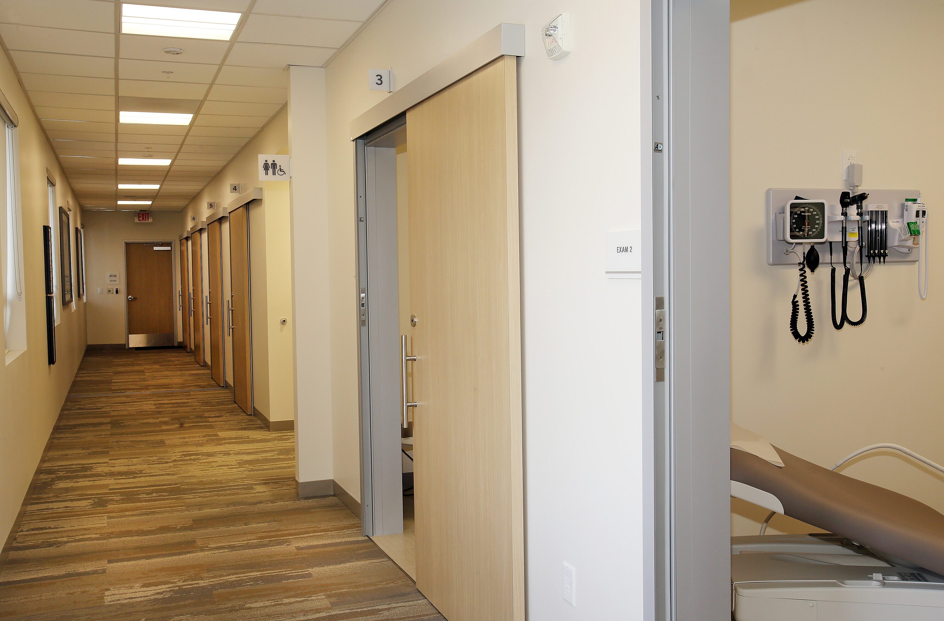 Photo of Dignity Health Watsonville Clinic hallway