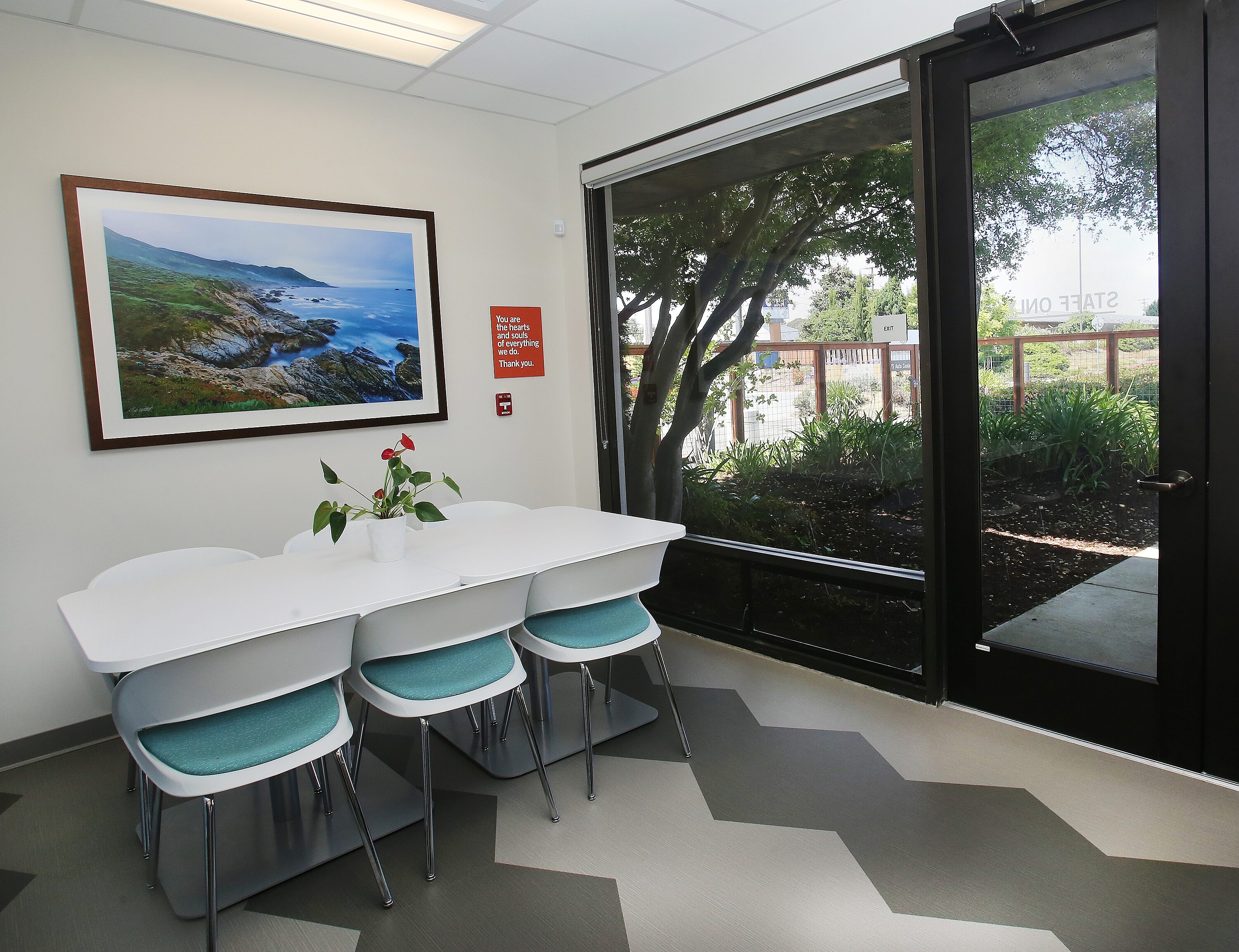 Photo of Dignity Health Watsonville Clinic break room