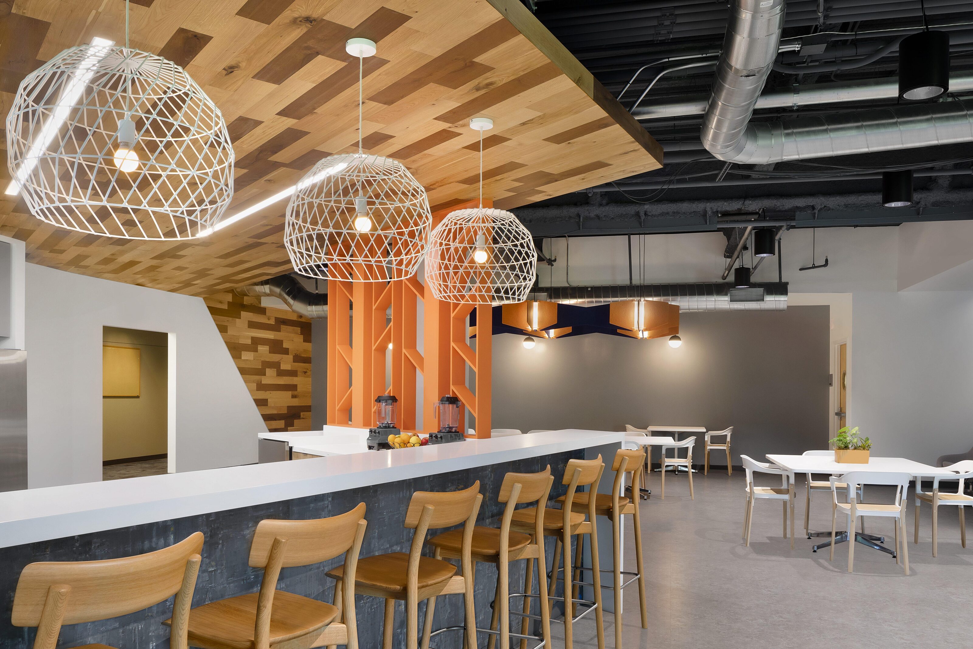 Photo of employee cafe at Referral Exchange