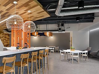 Photo of Referral Exchange employee lounge
