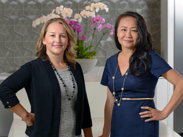 Photo of MTA President Rachael Camillo-Bennett and CEO Joseanna Tse