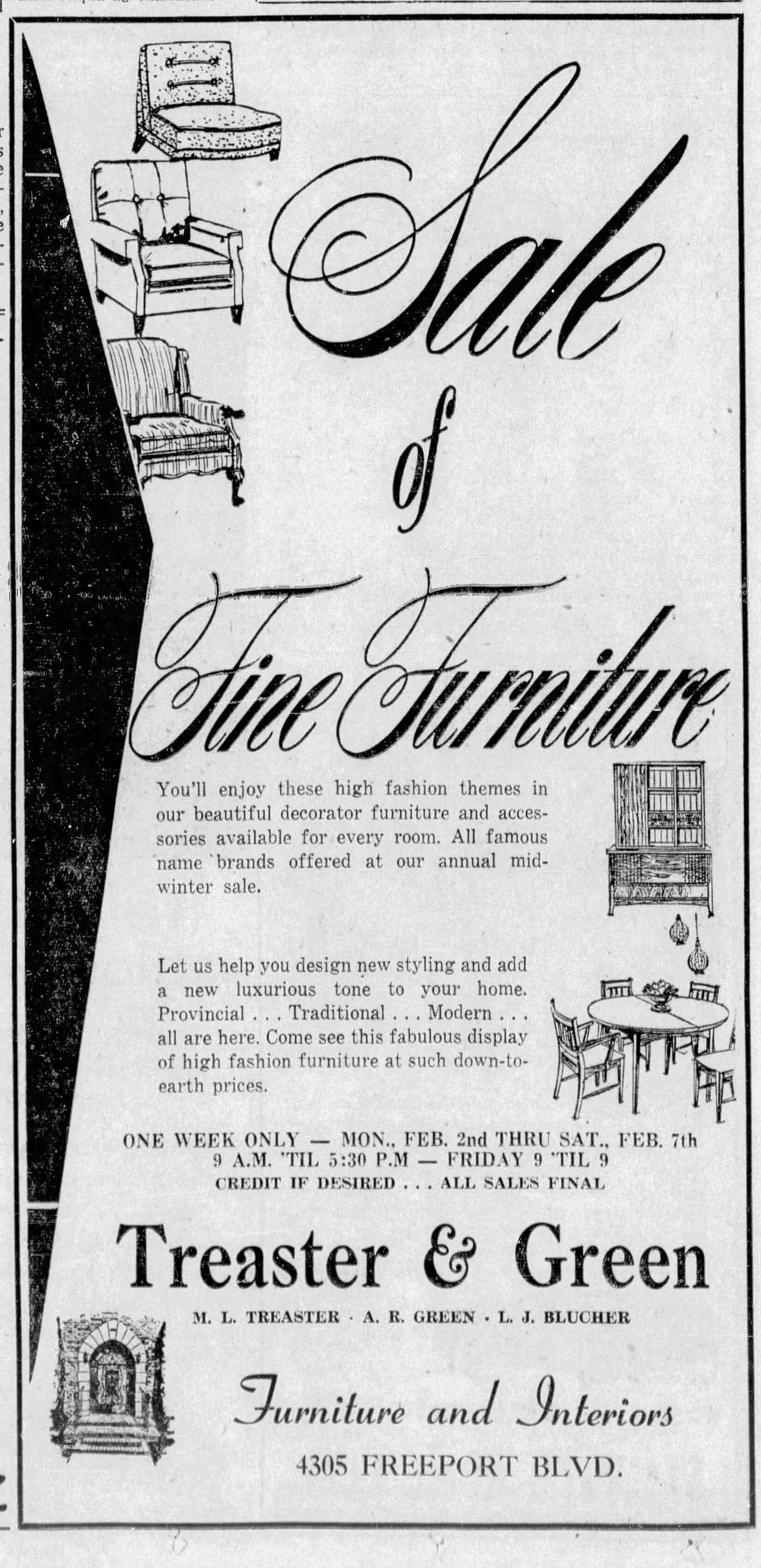 Sale of Fine Furnitu